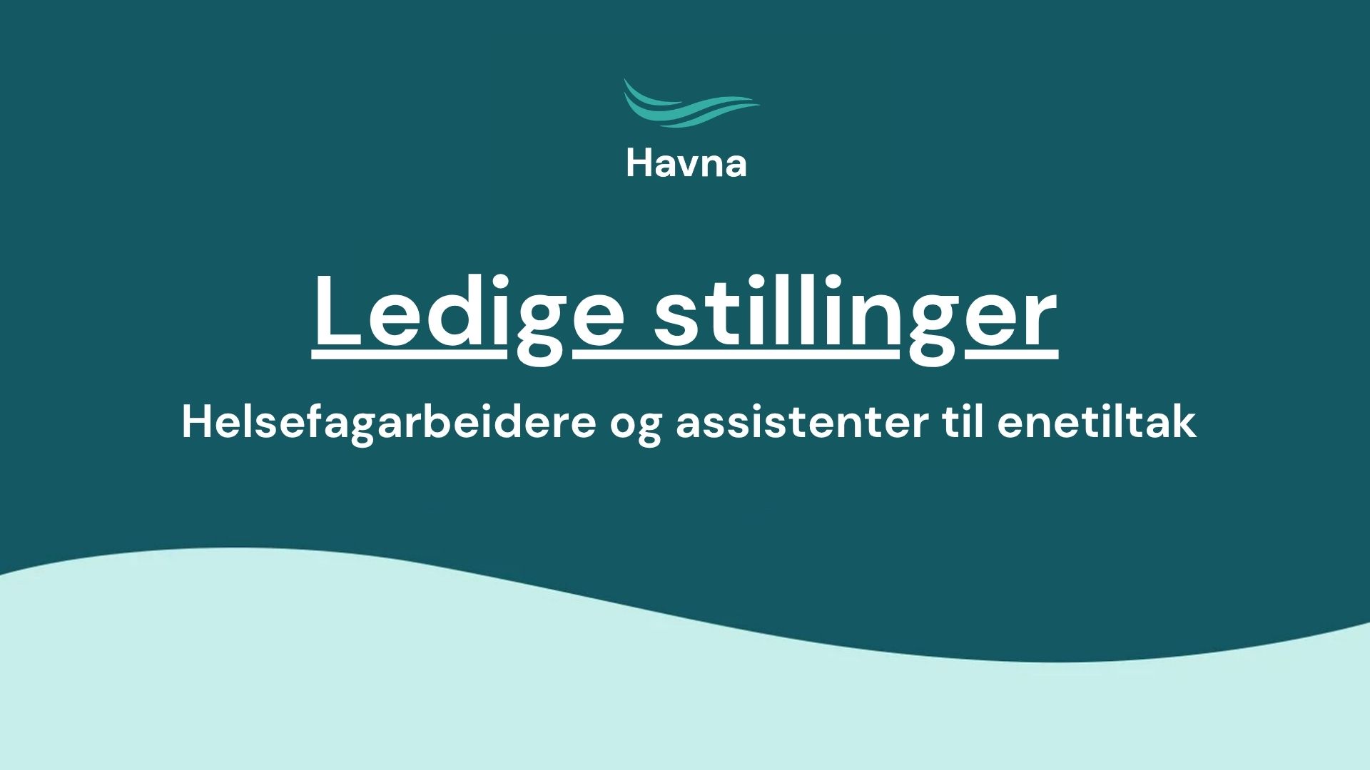 Ledig stilling helsefagarbeidere og assistenter